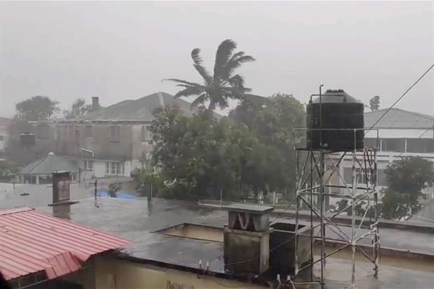 I danni del ciclone Eloise in Mozambico