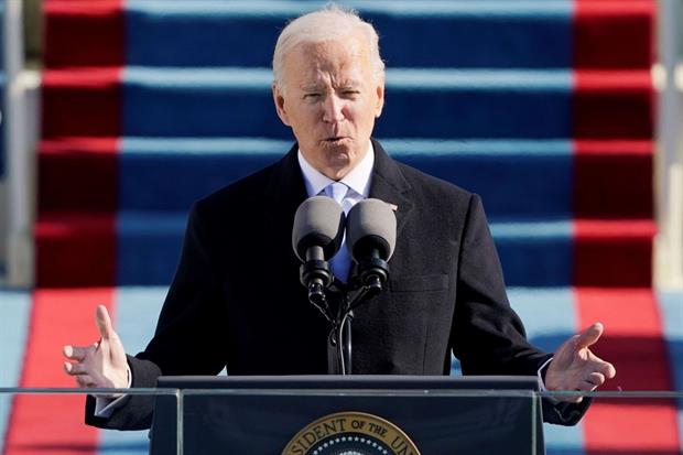 Il quarantaseiesimo presidente Usa, Joe Biden