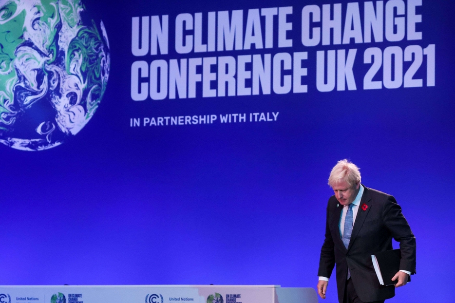 La Conferenza sul clima delle Nazioni Unite (Cop26) si svolge a Glasgow sotto la presidenza britannica (nella foto il premier Boris Johnson) in partenariato con l'Italia