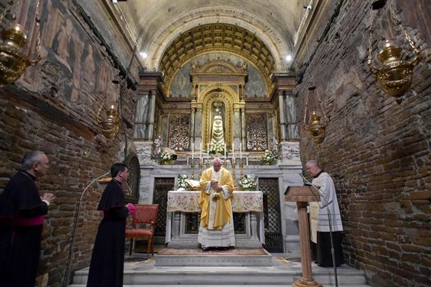 Papa Francesco in visita alla Santa Casa di Loreto, il 25 marzo 2019