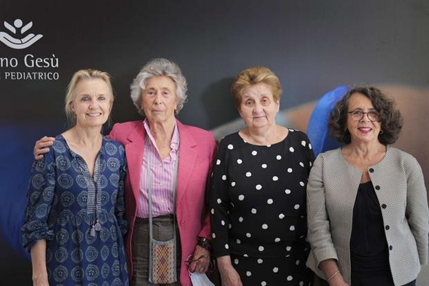 Da sinistra: la direttrice dell’ufficio Oms Libia Elizabeth Hoff, Maria Grazia Salviati, la presidente Mariella Enoc e la vice ministra degli Affari Esteri, Marina Sereni.