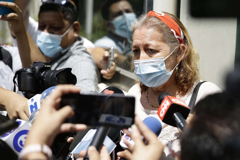 Rosibel Emerita Arriaza, la madre della rifugiata salvadoregna Victoria Esperanza Salazar