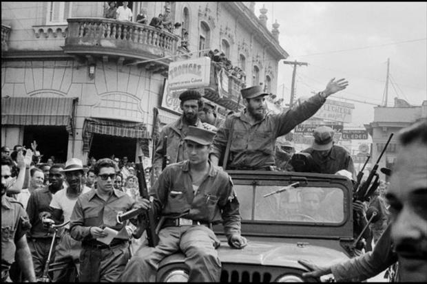 Fidel Castro dopo la vittoria militare  a Santa Clara  il 29 dicembre 1958