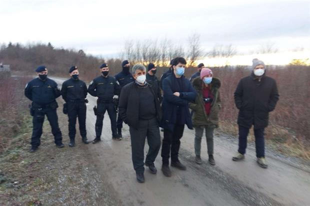 I quattro eurodeputati bloccati dalla polizia croata