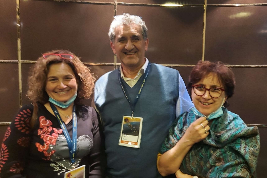 Stefania Santarelli, Rino Berlini e Palma Lucchi, Cesena