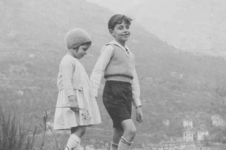 Aprile 1933, Elena e Lorenzo in gita all’Isola Comacina