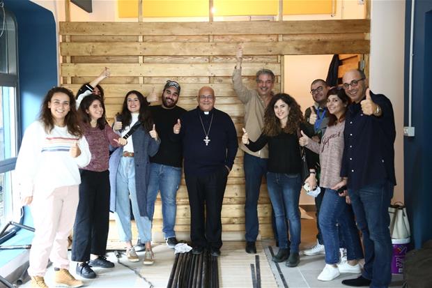 I giovani cattolici di rito latino in Libano impegnati nella costruzione del centro di comunità a Beirut che aiuterà le famiglie cattoliche