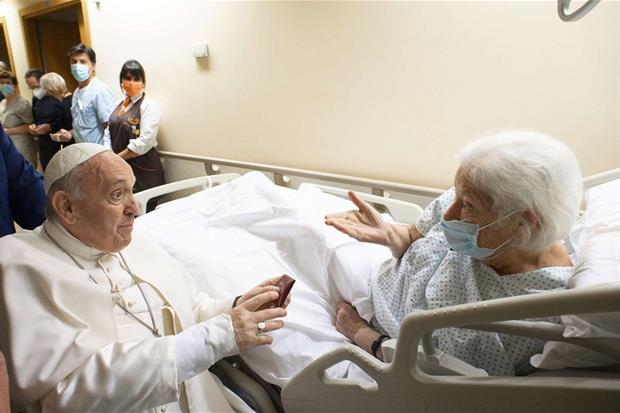 Il Papa all'ospedale Gemelli