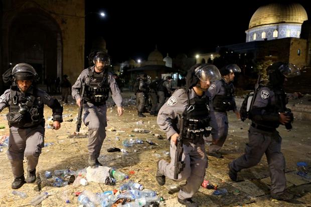 Violenti scontri a Gerusalemme
