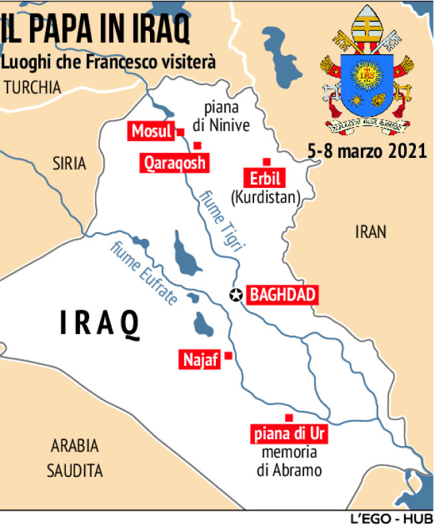 Papa Francesco in Iraq nel segno di Abramo, che sperò contro ogni speranza