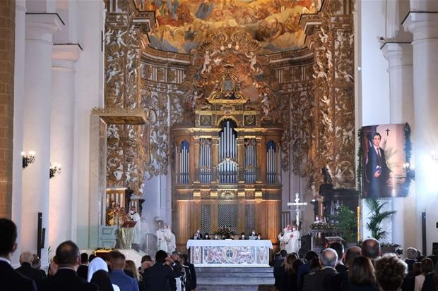 Il cardinale Semeraro celebra la cerimonia di beatificazione di Rosario Livatino