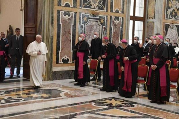 Il Papa incontra l'Ufficio catechistico Cei