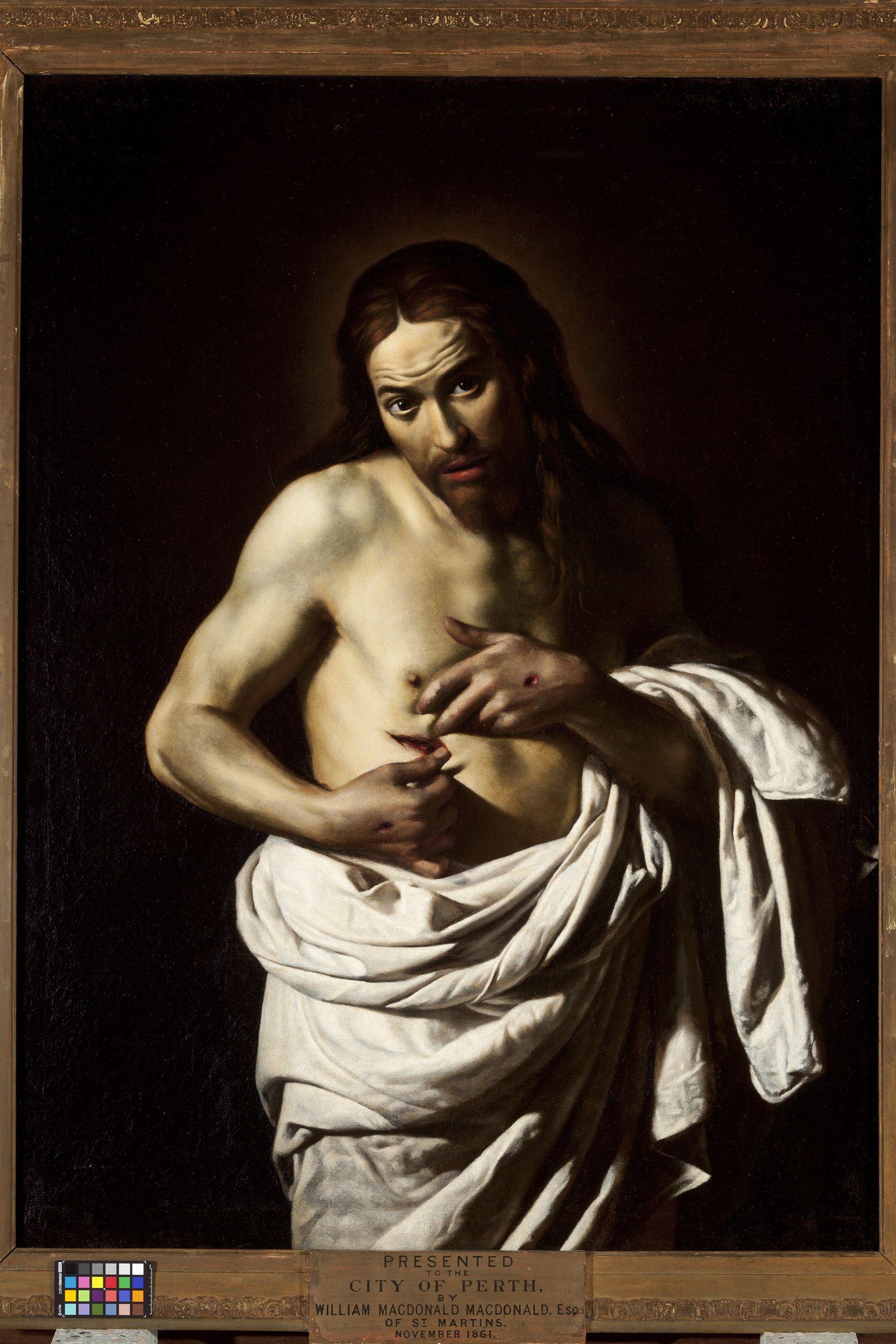Spadarino, 'Cristo mostra la ferita nel costato'