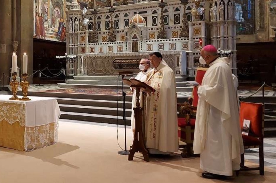 La Messa dei vescovi del Mediterraneo presieduta dal cardinale Béchara Boutros Raï