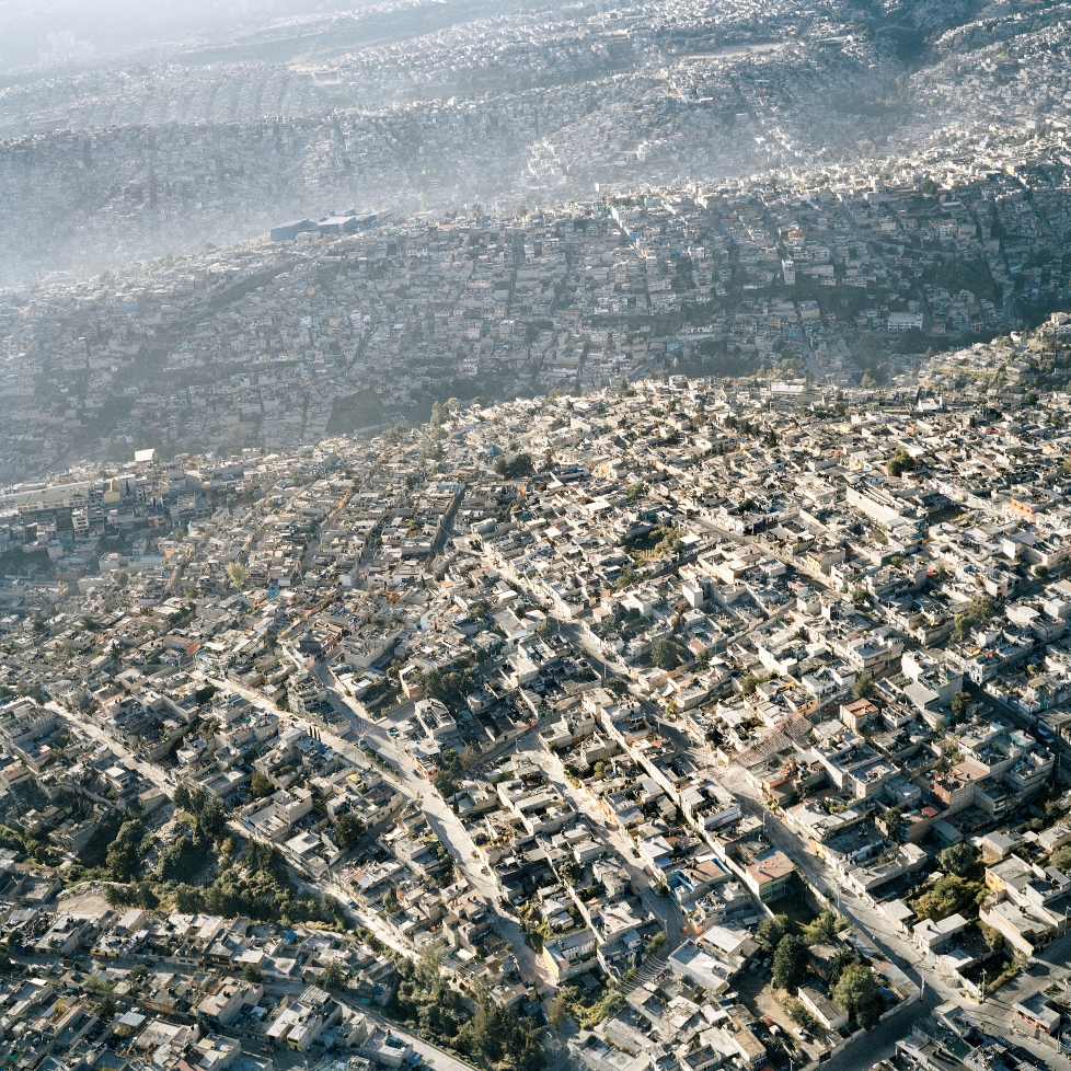 Pablo López Luz, Vista Aerea de la Ciudad de Mexico, XIII. Dalla serie Terrazo, 2006