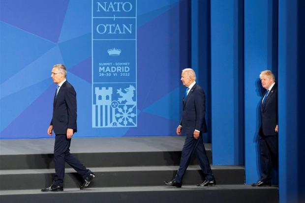 Stoltenberg, Biden e Johnson al vertice Nato