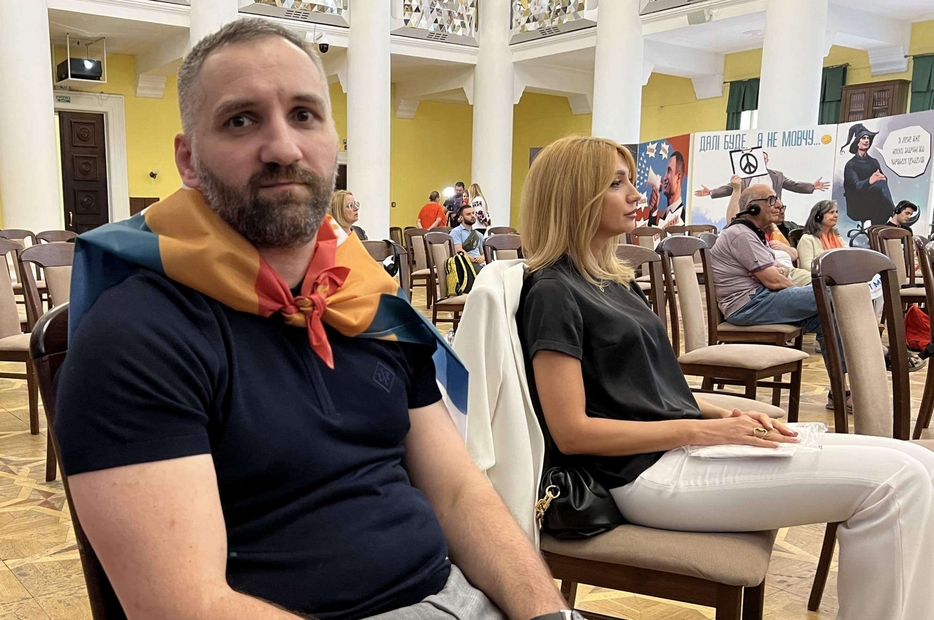 Il russo Kazbek Tedeev a Kiev dove si è trasferito dal 2014
