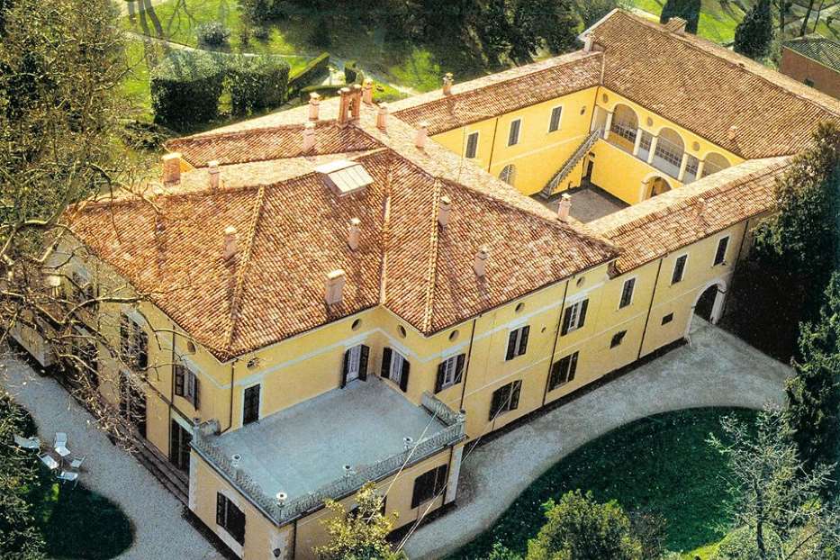 Villa Verdi a Sant'Agata, in provincia di Piacenza, con il suo parco