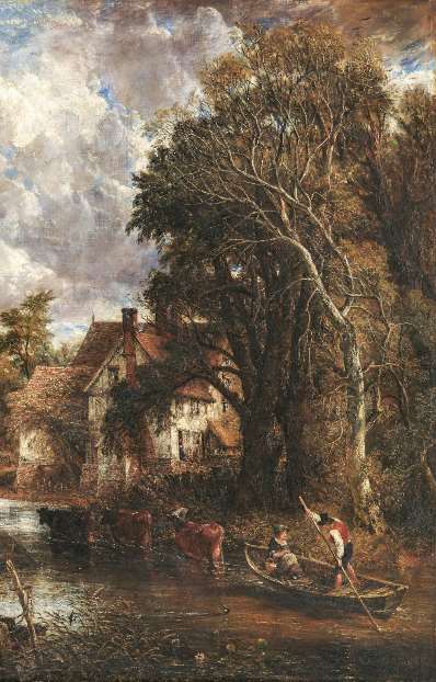 John Constable, “The Valley Farm”, 1835 (particolare)