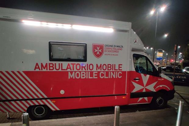 L'ambulanza mobile del Cisom