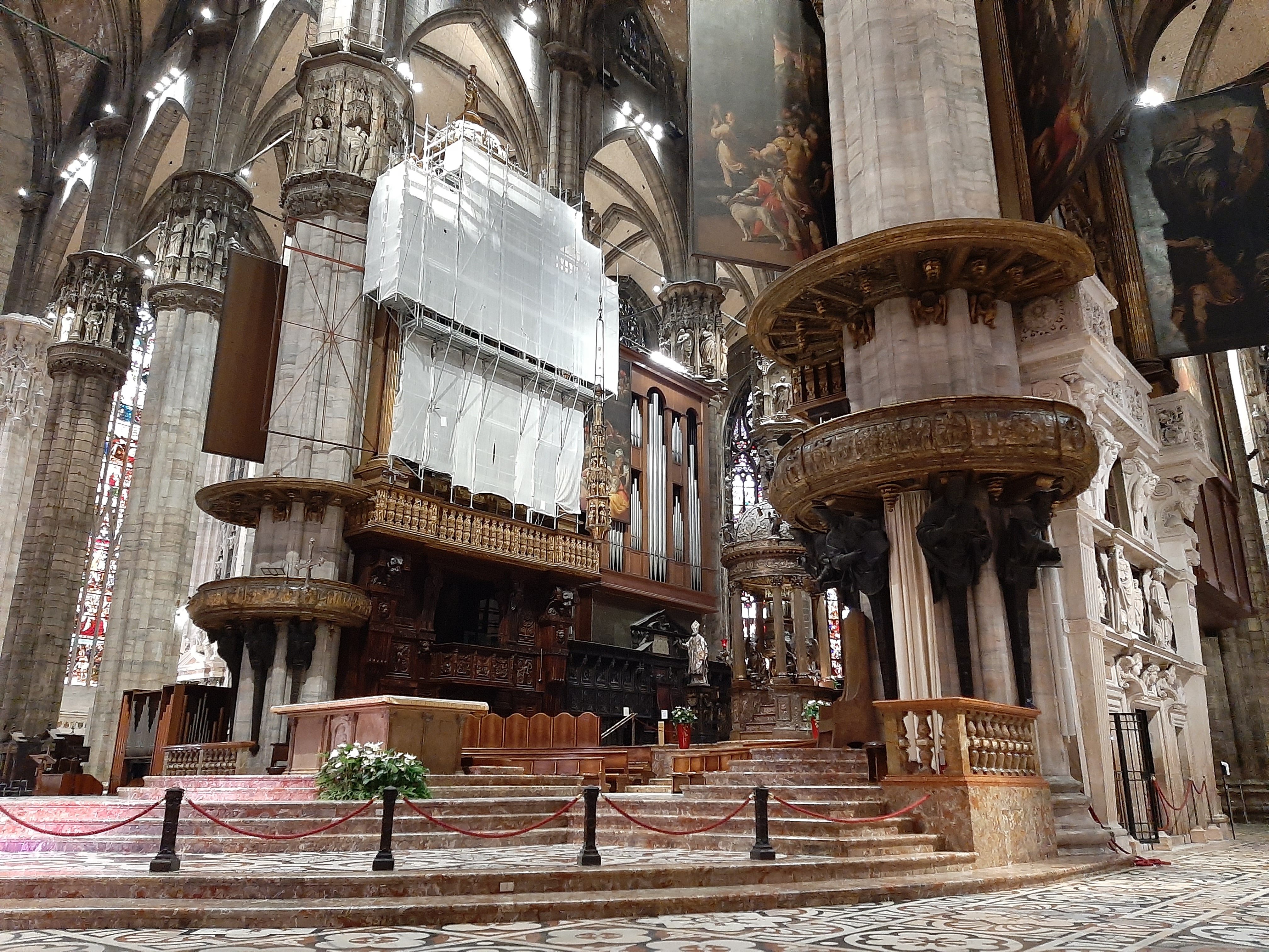 Anche il Grande Organo del Duomo è in restauro. Ed è fra le mete delle nuove visite guidate 'in presenza'