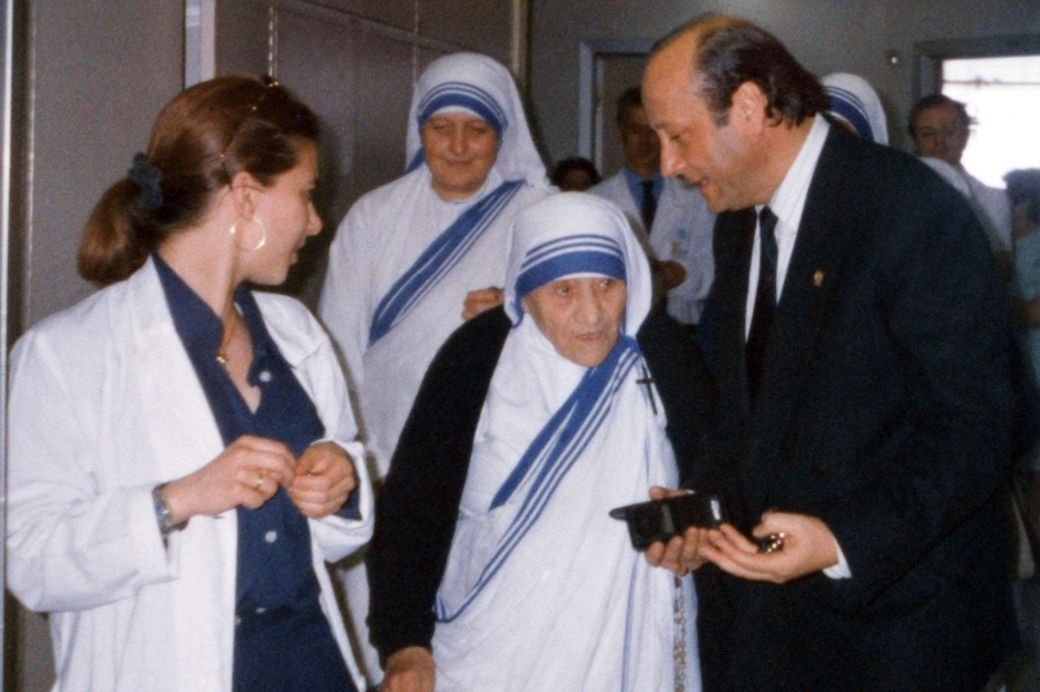 Madre Teresa al Policlinico Gemelli di Roma