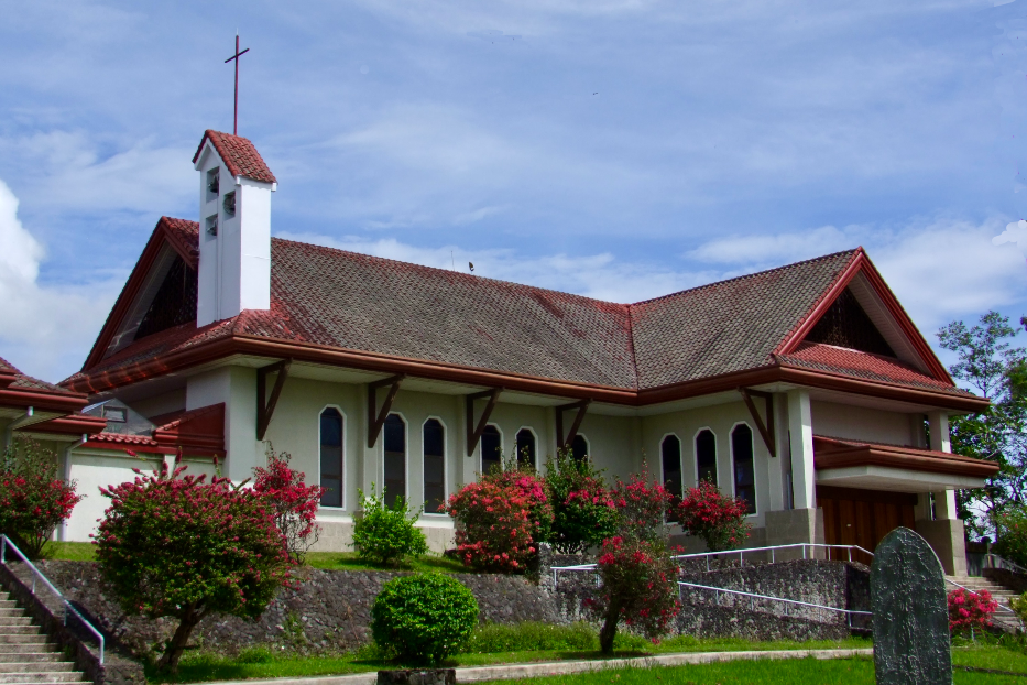 L’esterno del loro monastero a Mindanao nelle Filippine
