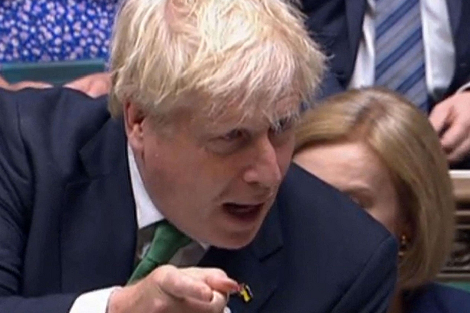 Il premier uscente Boris Johnson