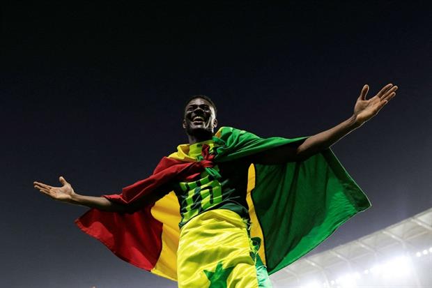 Mamadou Loum dopo la vittoria