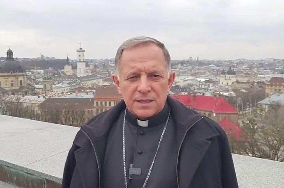 L’arcivescovo latino di Leopoli, Mieczyslaw Mokrzycki,