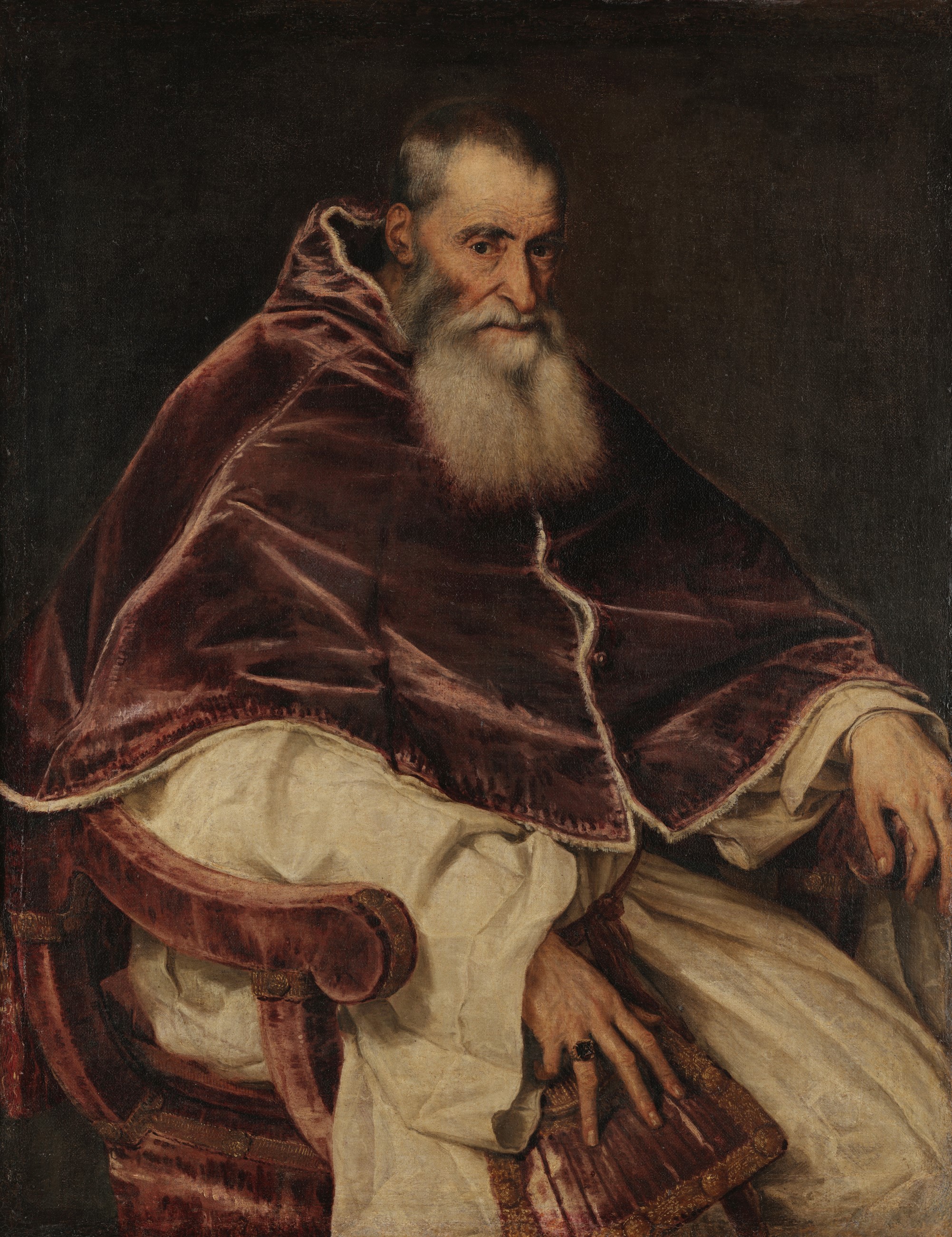 Tiziano, 'Ritratto di Paolo III' (Napoli, Museo di Capodimonte)