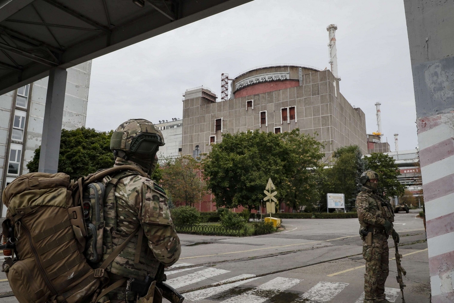 La centrale nucleare di Zaporizhzhia sotto il controllo russo