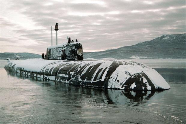 Un sommergibile a propulsione nucleare russo nella Penisola della Kamcatka, nell'estremo nord-est del Paese