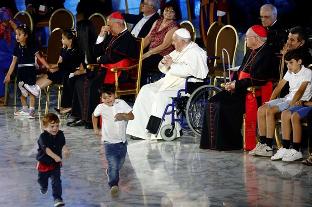 Papa Francesco all'Incontro mondiale delle famiglie