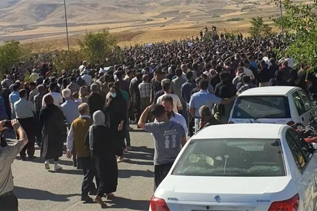 Manifestazioni a Saqqez, Iran