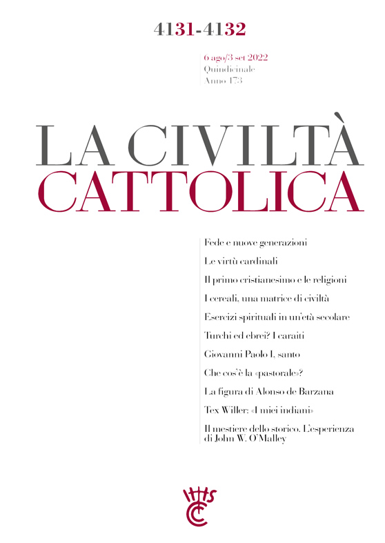 La copertina del prossimo numero de “La Civiltà Cattolica”