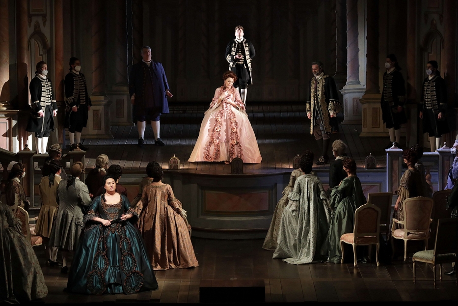 Le prove di «Adriana Lecouvreur» che va in scena al teatro alla Scala