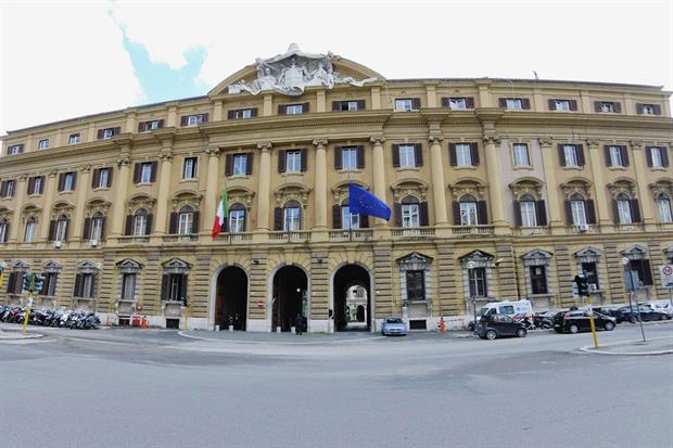 Il palazzo del ministero del Tesoro, a Roma