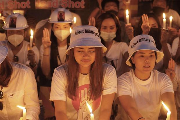 Commemorazione delle vittime a Naypyidaw