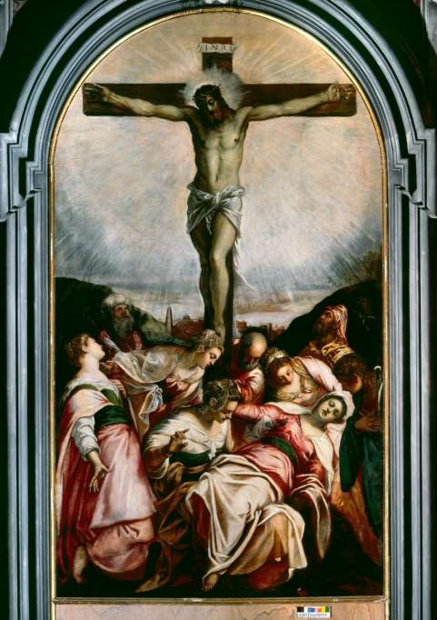 Jacomo Robusti, detto il Tintoretto, 'Crocifissione', 1560 circa. Venezia, chiesa di Santa Maria del Rosario, detta dei Gesuati