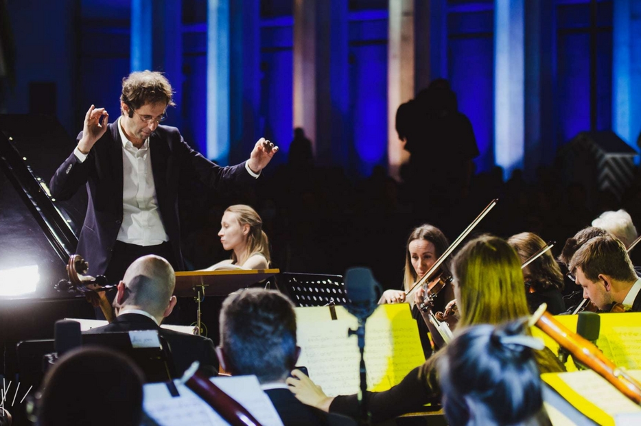 Un'esibizione dell'Orchestra sinfonica di Kiev nella capitale ucraina lo scorso anno
