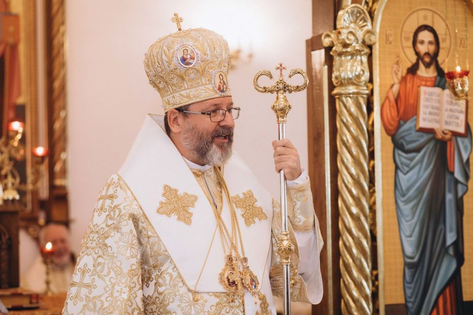 L'arcivescovo maggiore di Kiev e capo della Chiesa greco-cattolica ucraina, Sviatoslav Shevchuk
