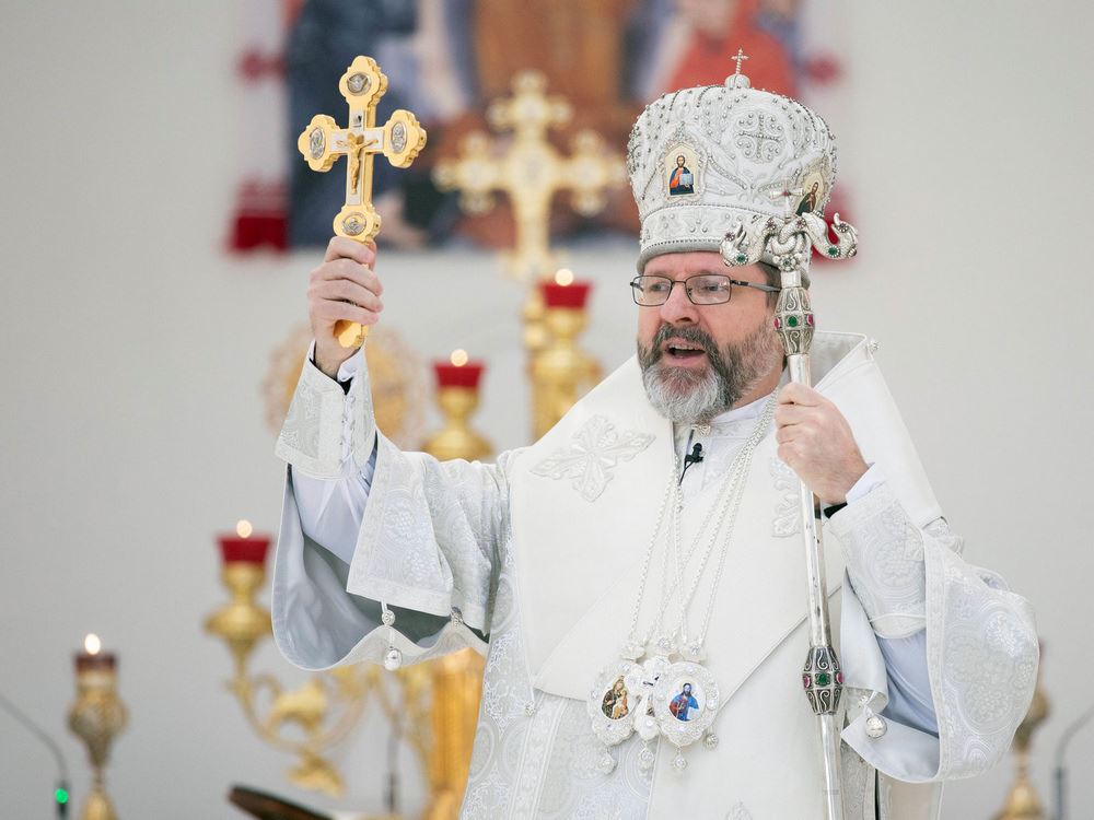L'arcivescovo Sviatoslav Shevchuk, capo della Chiesa greco-cattolica ucraina