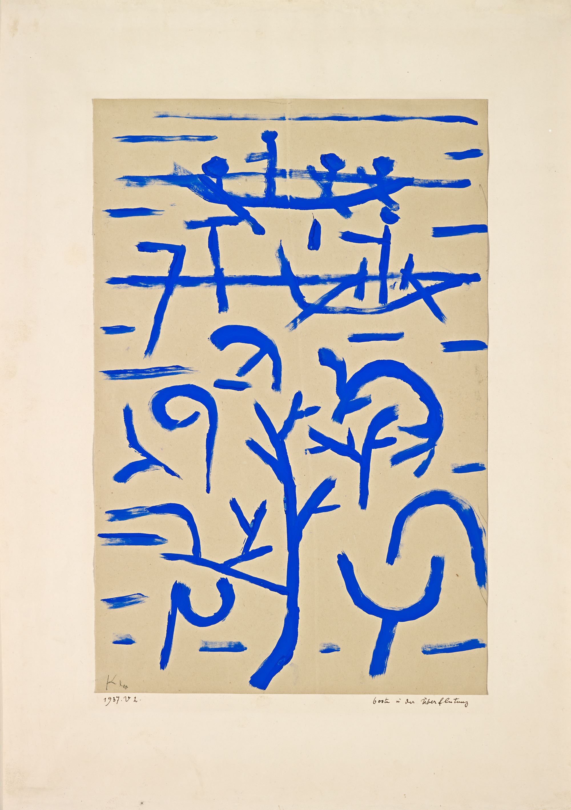 Paul Klee, Barche nell’alluvione, particolare, Fondazione Beyeler, Riehen Basel, Beyeler Collection
