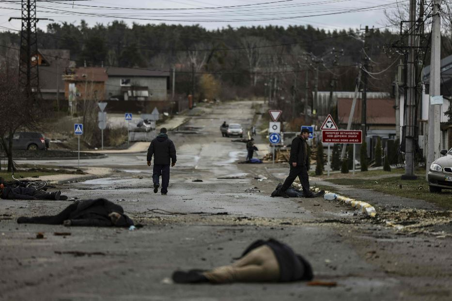 I crimini contro i civili nelle città intorno a Kiev, Bucha e Irpin