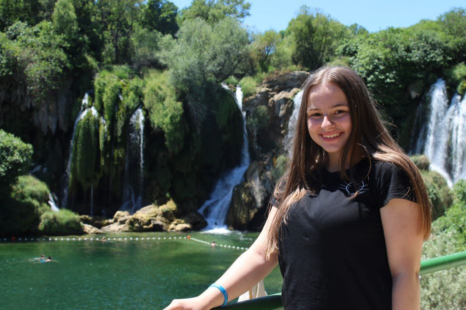 Barbara Damjanović, 22 anni, vive Mostar in Bosnia ed Erzegovina