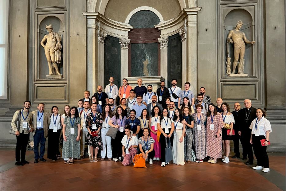 Il Consiglio dei giovani del Mediterraneo nel giorno del suo insediamento in Palazzo Vecchio a Firenze