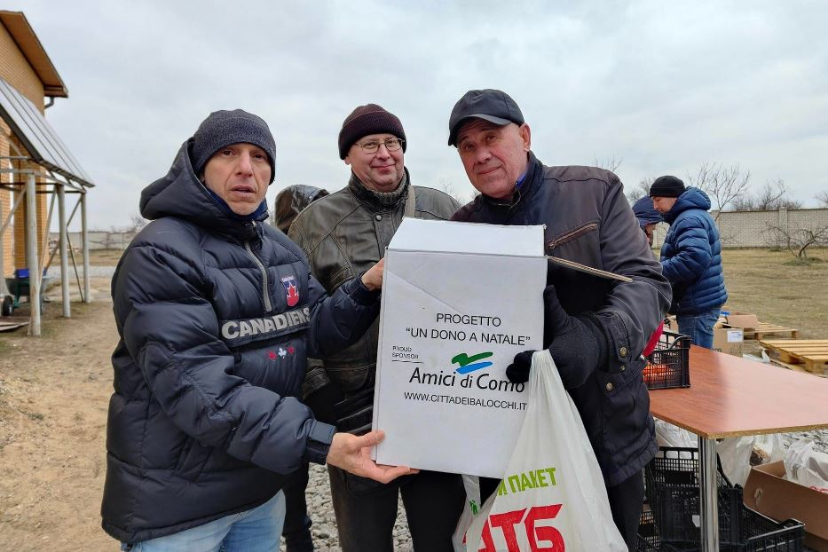 In Ucraina la consegna degli aiuti arrivati dalla provincia di Como