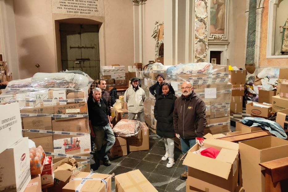 La chiesetta di Maccio, nella diocesi di Como, trasformata in hub della solidarietà