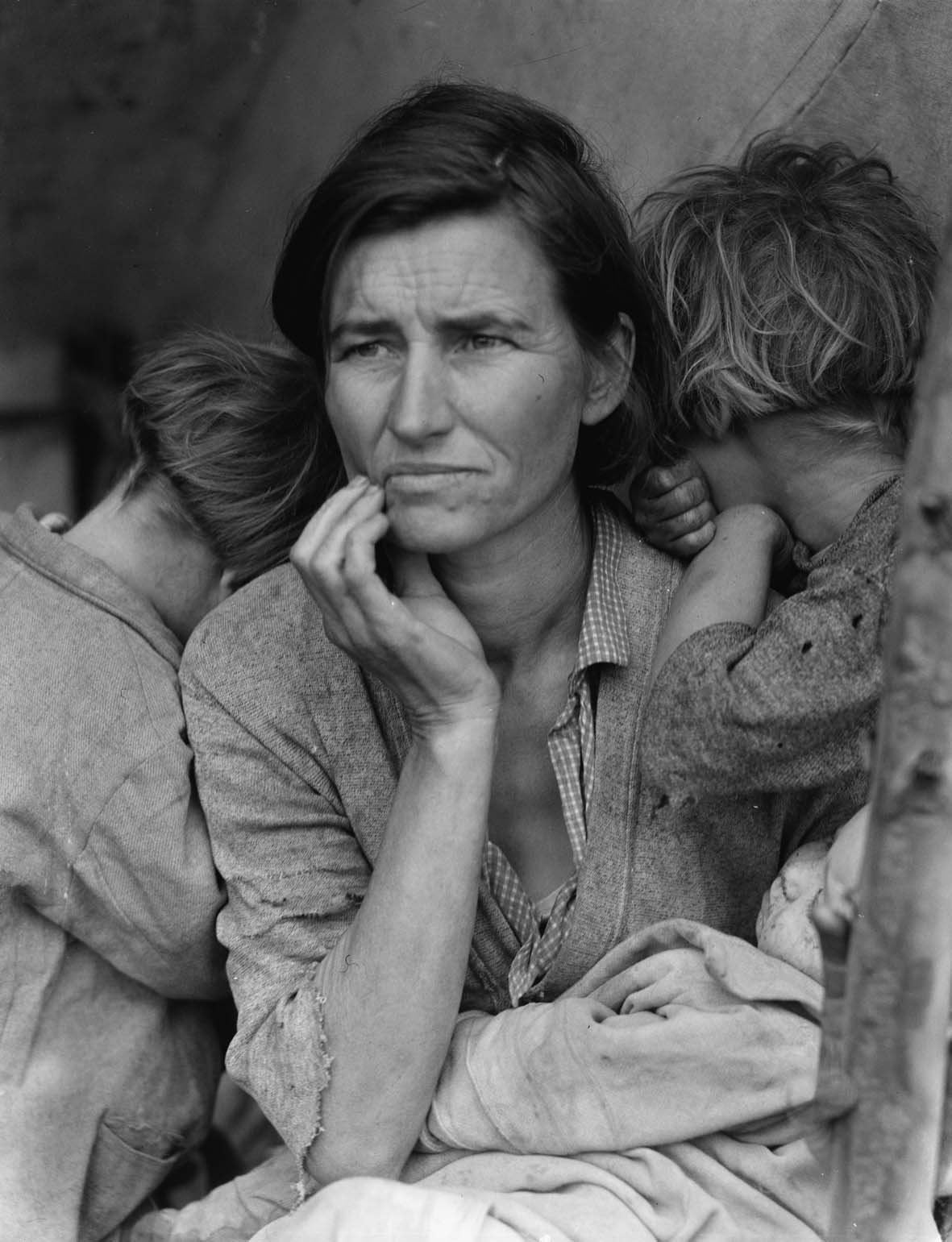 Dorothea Lange, 'Madre migrante' (Nipomo, California1936)